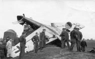 Asisbiz Messerschmitt Bf 109D1 3.JG77 Yellow 9 landing mishap 01