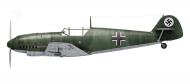Asisbiz Messerschmitt Bf 109B1 with early splinter pattern and swastika tail 0A