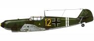 Asisbiz Messerschmitt Bf 109D1 3.JGr102 Yellow 12 Polish campaign Sep 1939 0A