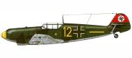Asisbiz Messerschmitt Bf 109D1 6.JG234 Yellow 12 Dusseldorf Germany 1938 Nov 1938 became II.JG132 0A