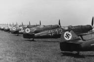 Asisbiz Messerschmitt Bf 109D1 6.JG234 Yellow 12 WNr 459 line up with WNr 456 Germany Jun 1938 later became II.JG132 02