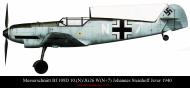 Asisbiz Messerschmitt Bf 109D1 10.(N)JG26 White N+7 Johannes Steinhoff WNr 630 Jever 1940 0A