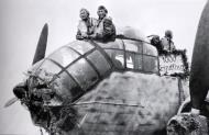 Asisbiz Junkers Ju 188 3.(F)33 code 8H+xL after reaching 1000 operation sortie MTO 1944 P151