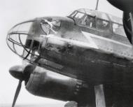 Asisbiz Junkers Ju 88T1 2.(F)123 code 4U+xK close up of the units emblem May 1943 P246