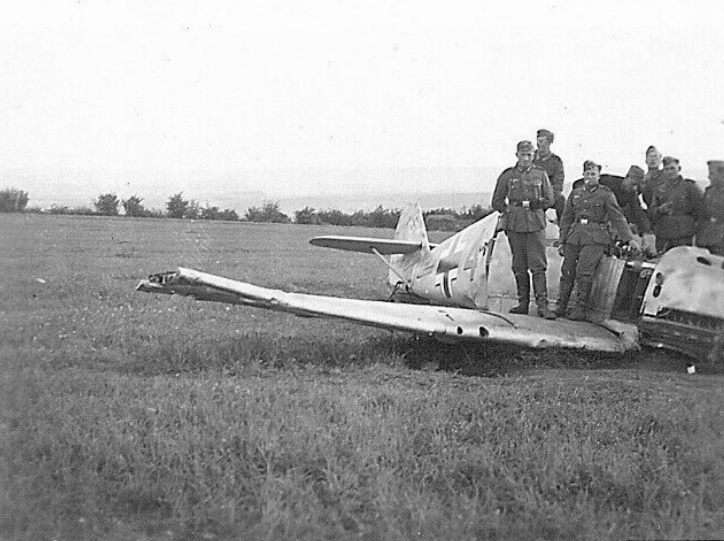 Messerschmitt Bf 109E1 6.JGxx Yellow 4 belly landed France 1940 eBay 01