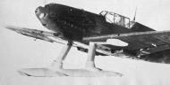 Asisbiz Messerschmitt Bf 109E used by the Rechlin Testing Center for snow skid testing in Gardermoen Norway Dec to Jan 1941 01