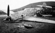 Asisbiz Messerschmitt Bf 109E7 factory fresh ground looped n being fuel drained eBay 01
