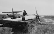 Asisbiz Various Messerchmitt Bf 109E's awaiting salvage France summer 1940 eBay 01