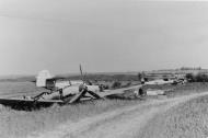 Asisbiz Various Messerchmitt Bf 109E's awaiting salvage France summer 1940 eBay 02