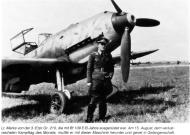 Asisbiz Aircrew Luftwaffe 3.ErprGr210 pilot Horst Marx with his Bf 109E3B France 15th Aug 1940 01