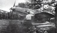 Asisbiz Messerschmitt Bf 109E3 3.ErprGr210 taxies from a camouflaged dispersal France 1940 01