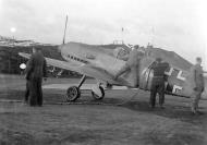 Asisbiz Messerschmitt Bf 109E3 4.JFS4 White 4 ex 1.ErgJG Merseburg Monchengladbach dispersal area 1941 eBay 01