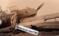 Asisbiz Messerschmitt Bf 109E4 4.JFS4 White 8 Monchengladbach dispersal area 1941 eBay 01