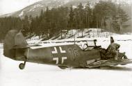 Asisbiz Messerschmitt Bf 109E7 Kommando Losigkeit Black 16 Hans Gerd Wenneker FL Vaernes Norway 6th Mar 1942 eBay 02