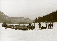 Asisbiz Messerschmitt Bf 109E7 Kommando Losigkeit Black 16 Hans Gerd Wenneker FL Vaernes Norway 6th Mar 1942 eBay 04