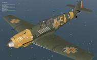 Asisbiz COD J2 screenshot Bf 109E7 FARR 7FG57Esc 54 Stefan Greceanu V0A