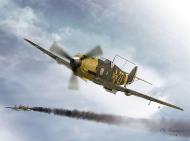 Asisbiz Messerschmitt Bf 109E3 FARR 7 Grupul Yellow 27 WNr 2629 Ion Dicesare Vanatoare Romania 1941 04