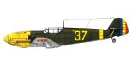 Asisbiz Messerschmitt Bf 109E3 FARR 7 Grupul Yellow 37 Bucarest 1941 0A