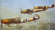 Asisbiz Messerschmitt Bf 109E7 FARR 7 Grupul Yellow 65 63 over Romania 01