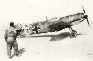 Asisbiz Messerschmitt Bf 109E7Trop 2.(H)14 Black 3 and 4 Arco Philaenorum Tunisia Dec 1941 01
