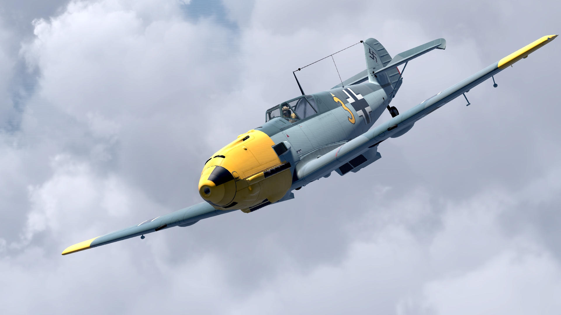 COD asisbiz Bf 109E7 3.JG1 Yellow 3 Hans Schubert Holland 1941 V01