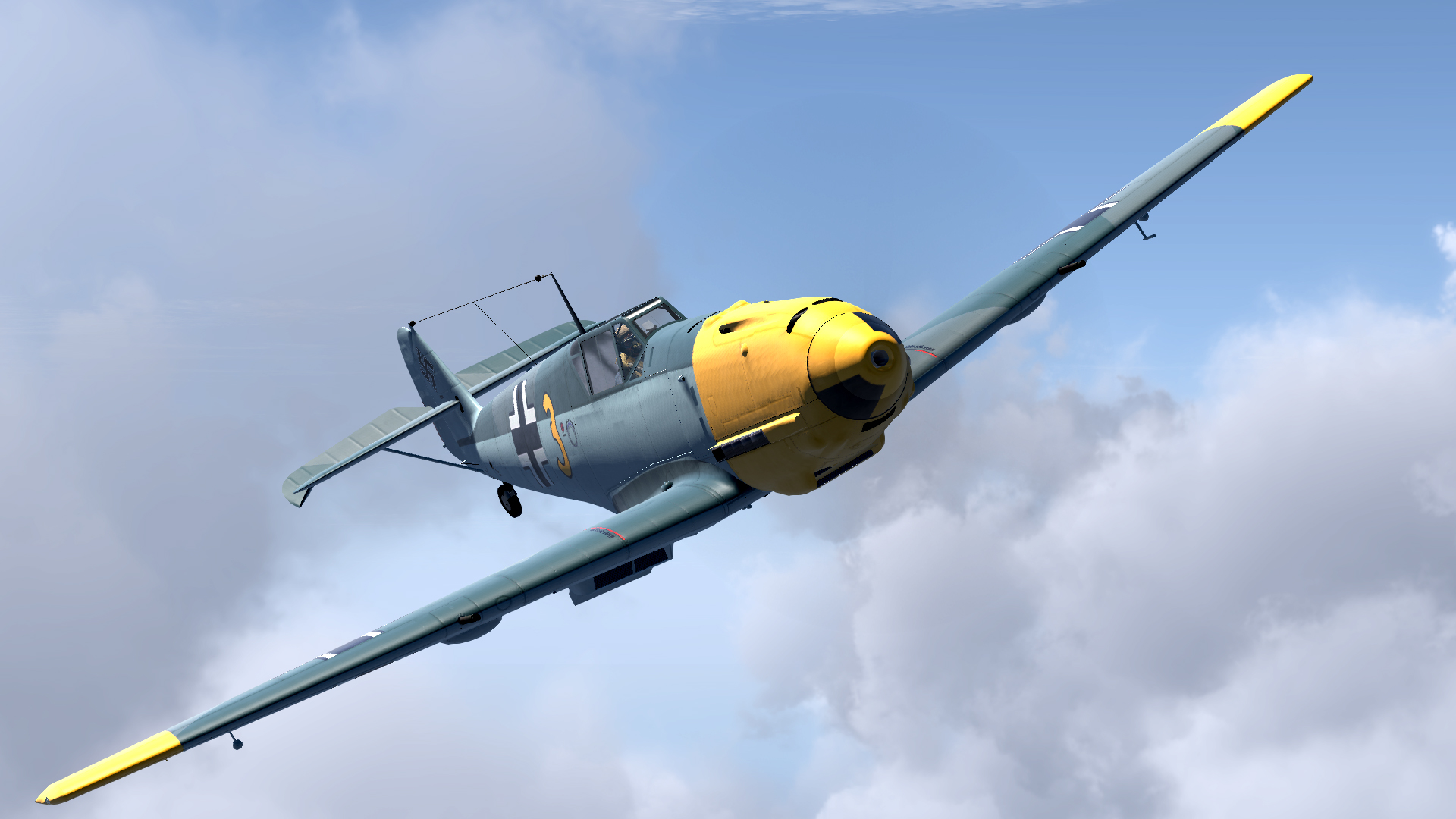 COD asisbiz Bf 109E7 3.JG1 Yellow 3 Hans Schubert Holland 1941 V02
