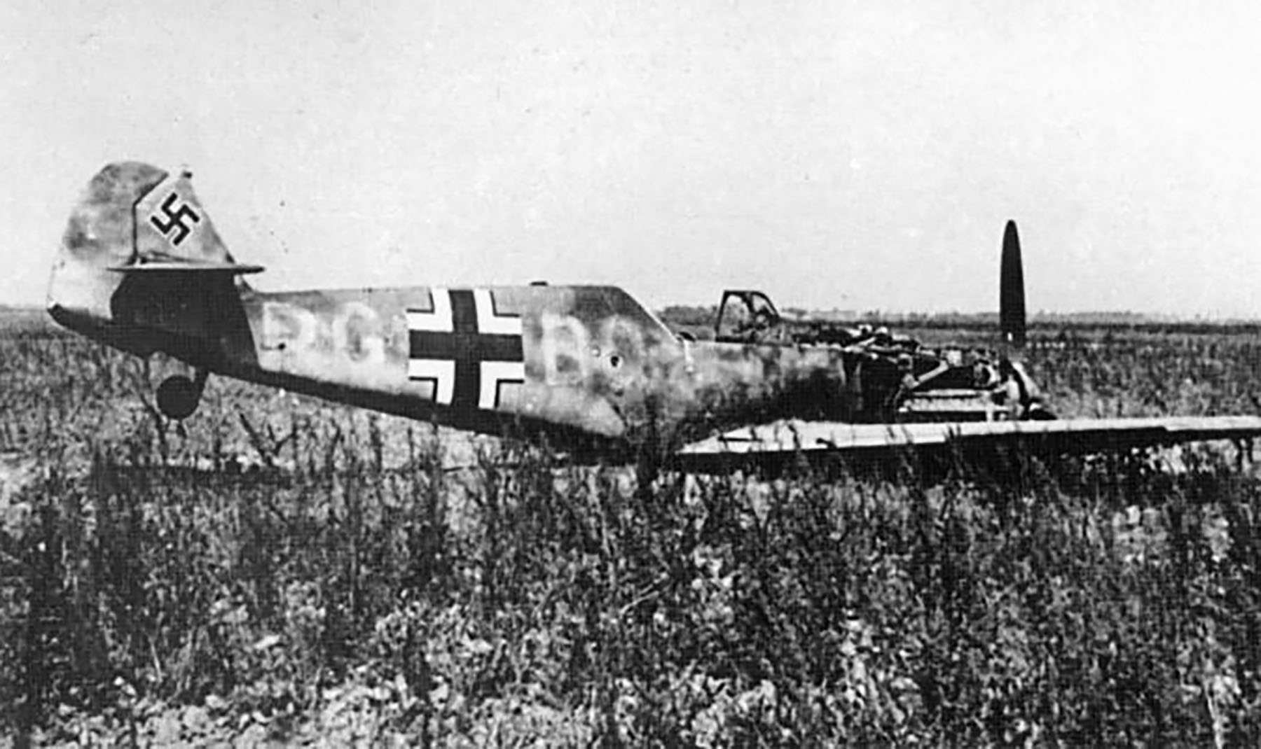 Messerschmitt Bf 109E4 3.JG1 Brown 5 Stkz PG+BQ WNr 5323 force landed Holland Sep 1940 01