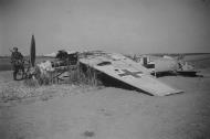 Asisbiz Messerschmitt Bf 109E3 or E4 Stab I.JG1 Winkel Strich flipped over landing Arras France May 1940 web 01