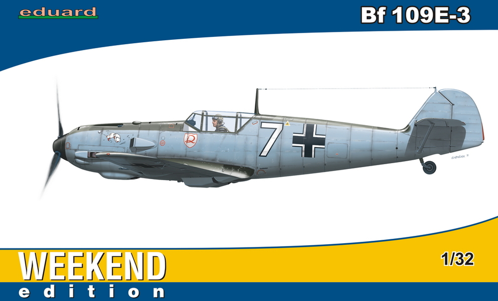 Eduard box art Bf 109E3 1.JG2 White 7 Bassenheim Germany May 1940 0A