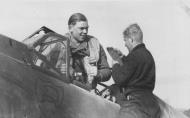 Asisbiz Aircrew Luftwaffe JG2 ace Hans Tilly after the 5th Victory of the Air Cherbourg France 1940 eBay1