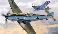 Asisbiz Messerschmitt Bf 109E3 1.JG2 White 1 Otto Bertram WNr 766 France 1940 by Hasegawa