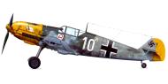 Asisbiz Messerschmitt Bf 109E4 1.JG2 White 10 France August 1940 0A