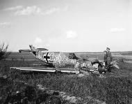 Asisbiz Messerschmitt Bf 109E4 1.JG2 White 4 force landing France 3rd Jun 1940 01