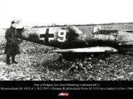 Asisbiz Messerschmitt Bf 109E4 1.JG2 White 9 Herman Reifferscheidt Werk Nr 5159 force landed 1st Nov 1940