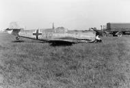 Asisbiz Messerschmitt Bf 109E4 2.JG2 Outline 15 belly landed the swastika removed by eBay summer 1940 01