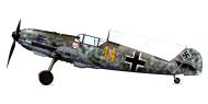 Asisbiz Messerschmitt Bf 109E4 3.JG2 Yellow 14 Franz Fiby France 1940 0A