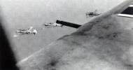 Asisbiz Messerschmitt Bf 109E 8.JG2 Red 6 and 7 over the English Channel Aug 1940 01