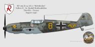 Asisbiz Messerschmitt Bf 109E1 9.JG2 Yellow 8 Rudolf Rothenfelder Theville France Aug 1940 0A
