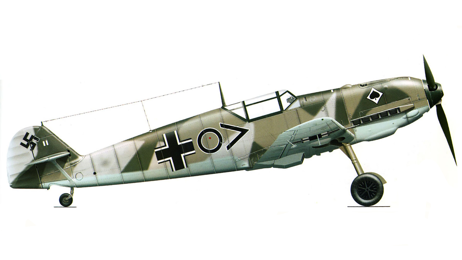 Aircrew Luftwaffe ace Erich Mix with his Bf 109E1 Stab JG53 Wiesbaden Erbenheim Germany Nov 1939 0A