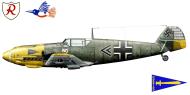 Asisbiz Messerschmitt Bf 109E4 Stab I.JG2 Helmut Wick WNr 5344 Mardyck Belgium 6th Oct 1940 0B