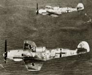 Asisbiz Messerschmitt Bf 109E4 Stab JG2 over the English Channel 1940 02