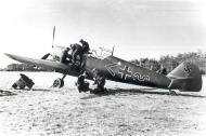 Asisbiz Messerschmitt Bf 109E1 Stab I.JG20 Otto Kath WNr 5205 being rearmed Brandenburg Briest 1939 ebay 01
