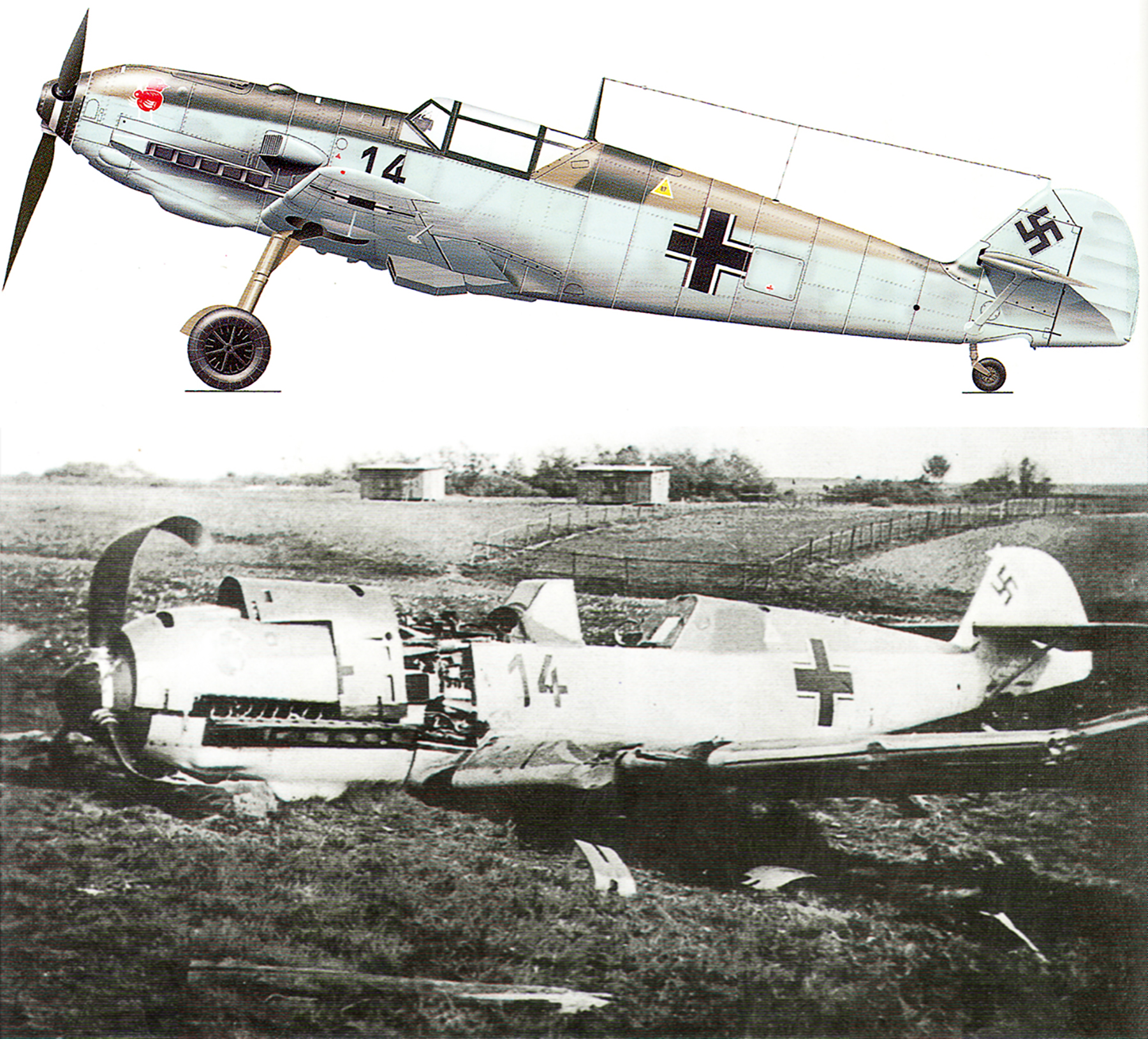 Messerschmitt-Bf-109E3-2.JG21-Black-14-s