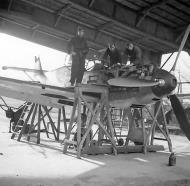 Asisbiz Messerschmitt Bf 109E1 1.JG26 White 9 undergoing routine maintenence Dusseldorf 1940 01