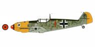 Asisbiz Messerschmitt Bf 109E3 2.JG26 Red 1 Fritz Losigkeit 2767 France 0B