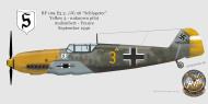 Asisbiz Messerschmitt Bf 109E3B 3.JG26 Yellow 3 Audembert France 1940 0A