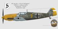 Asisbiz Messerschmitt Bf 109E3B 3.JG26 Yellow 3 Audembert France 1940 0A