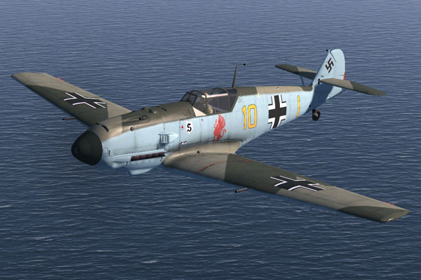 COD CF Bf 109E3 9.JG26 Y10 Wilhelm Fronhofer France 1940 V0A