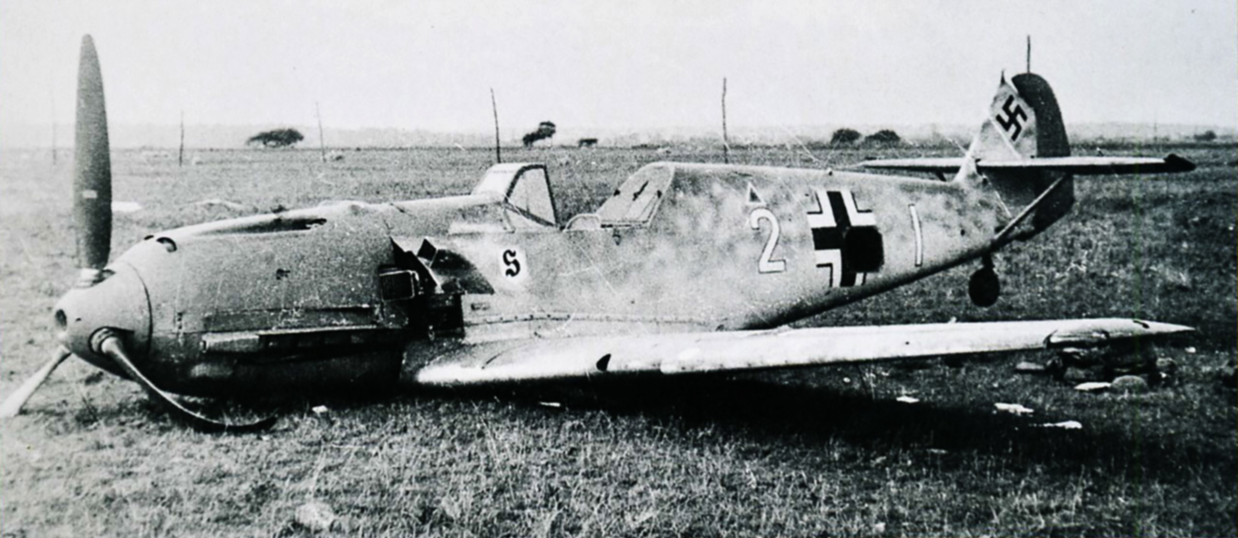 Messerschmitt Bf 109E1 7.JG26 White 2 Karl Heinz Bock WNr 6294 crash landed Rye 17th Sep 1940 02