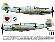 Asisbiz Messerschmitt Bf 109E3 7.JG26 White 7 Josef Burschgens WNr 1159 France 11th Aug 1940 Kagero 0A